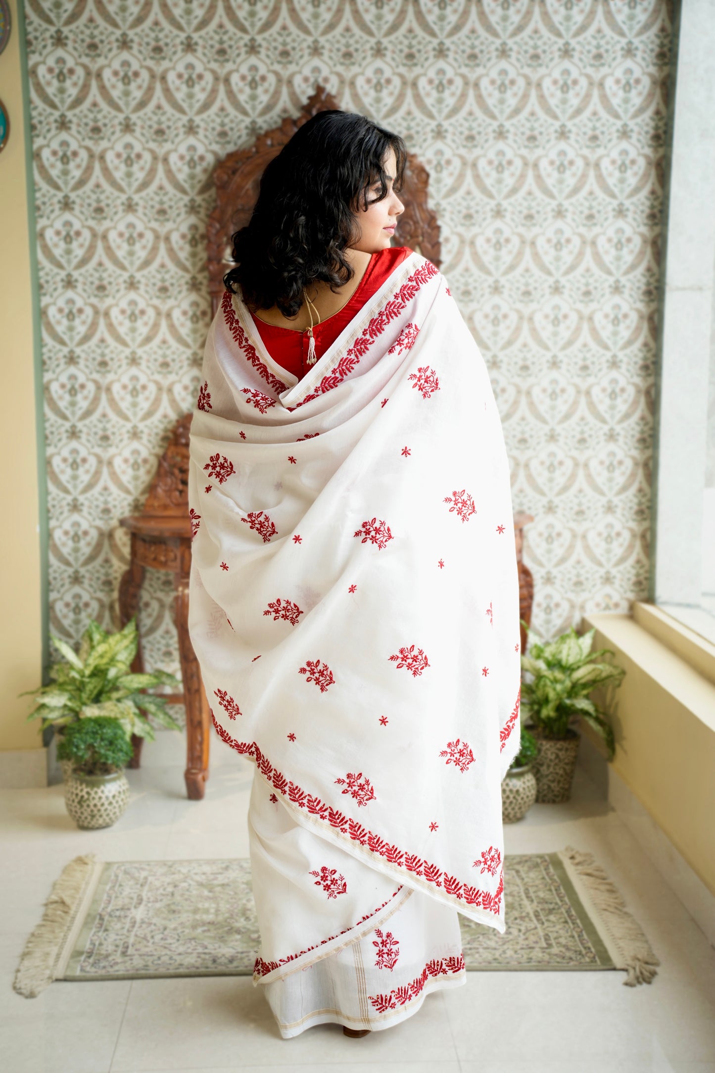 Chikankari Handworked Saree