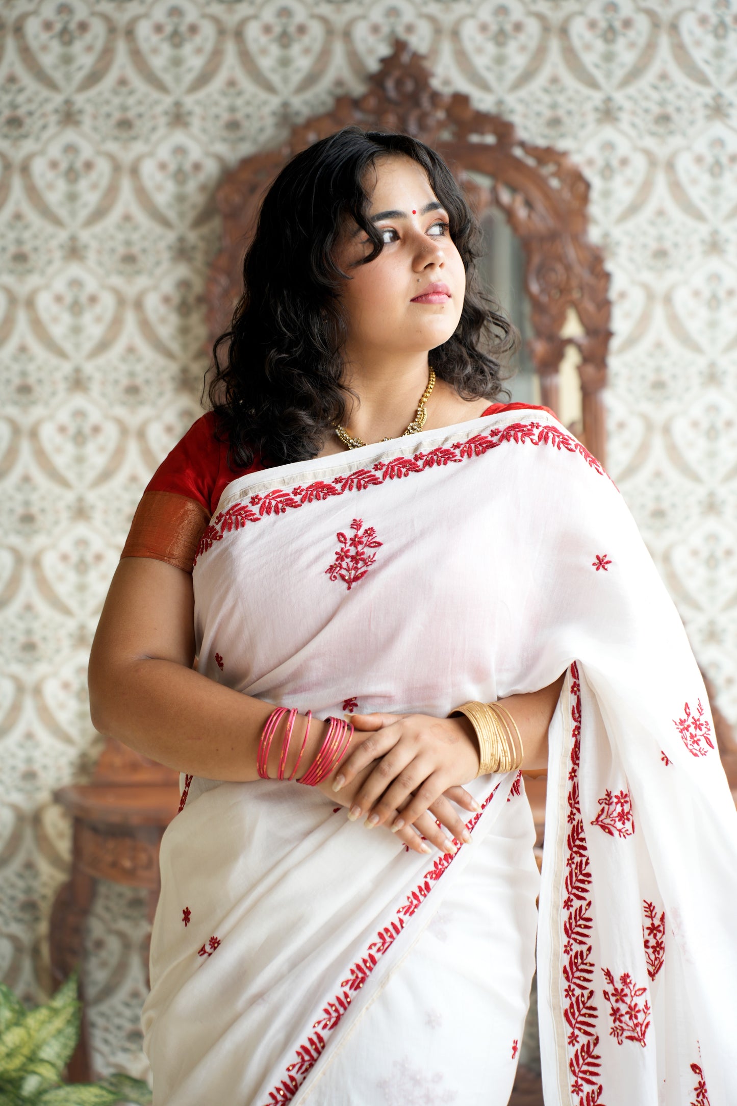 Chikankari Handworked Saree