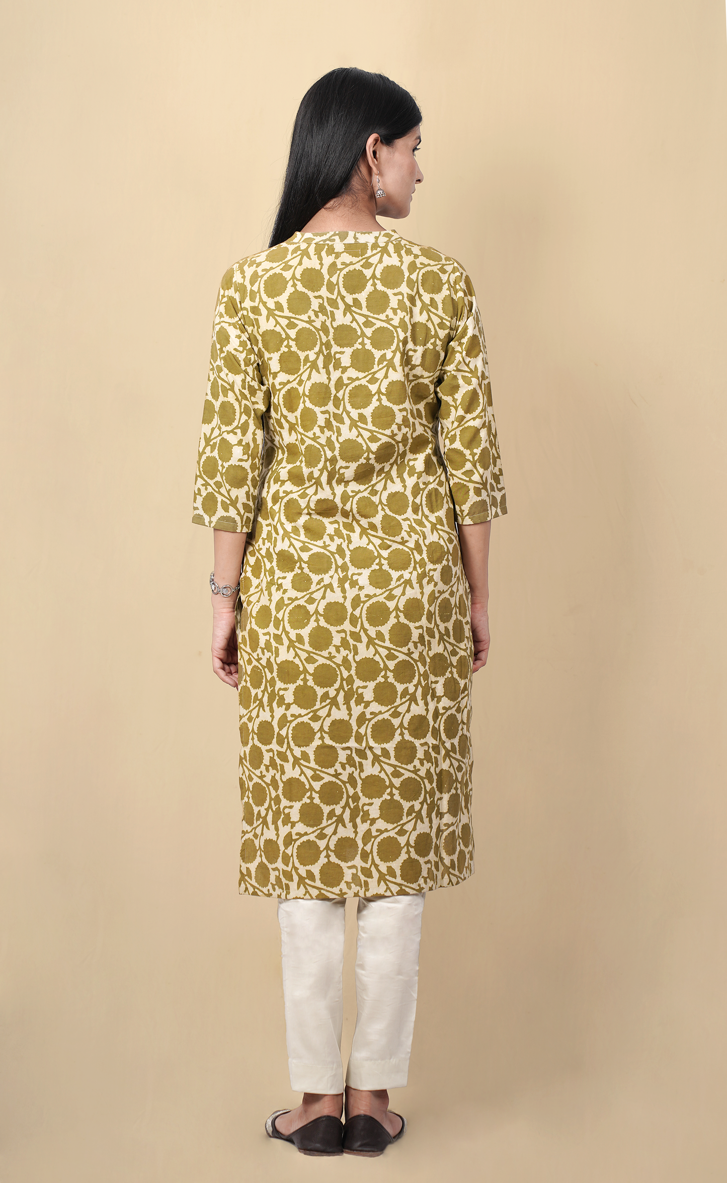 Cotton Handblocked Kurti