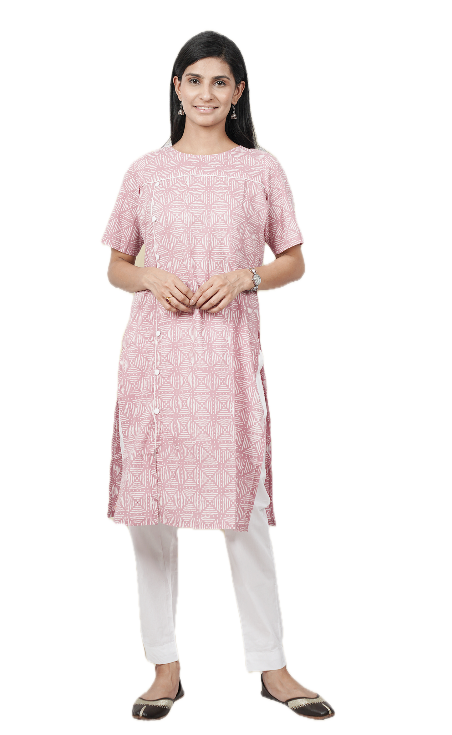 Cotton Handblocked Kurtis