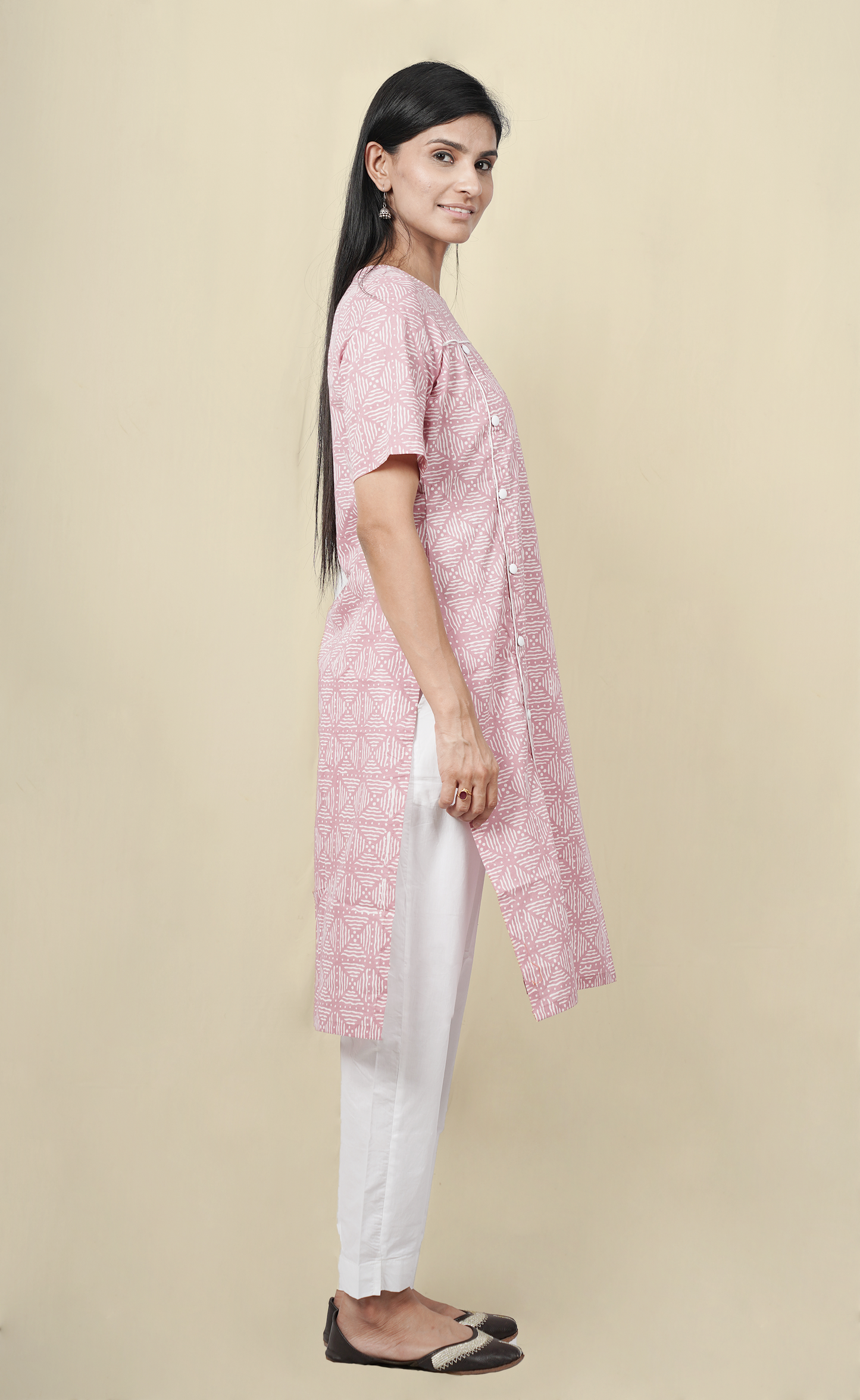 Cotton Handblocked Kurtis