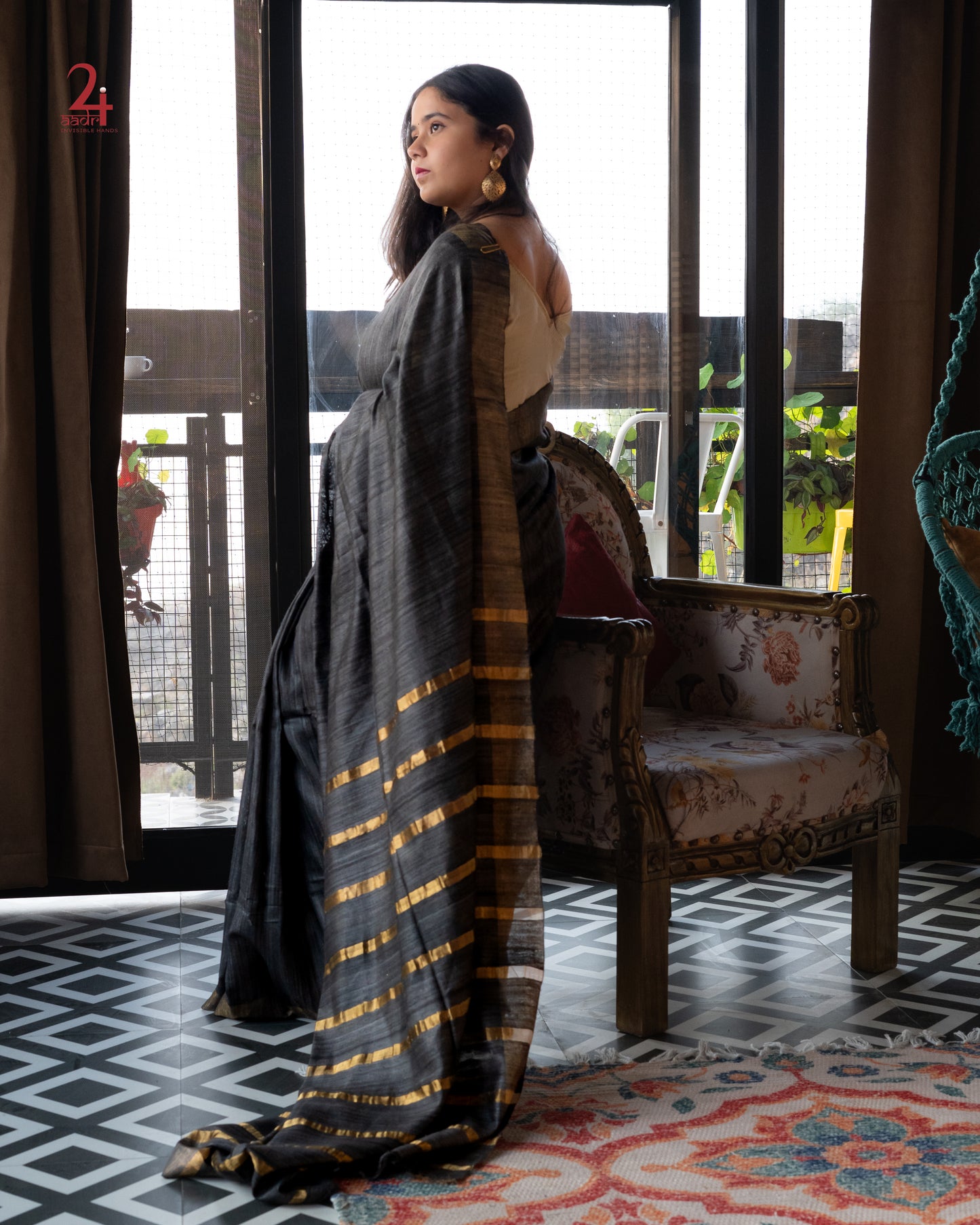 Tussar Ghiccha Handloom Saree