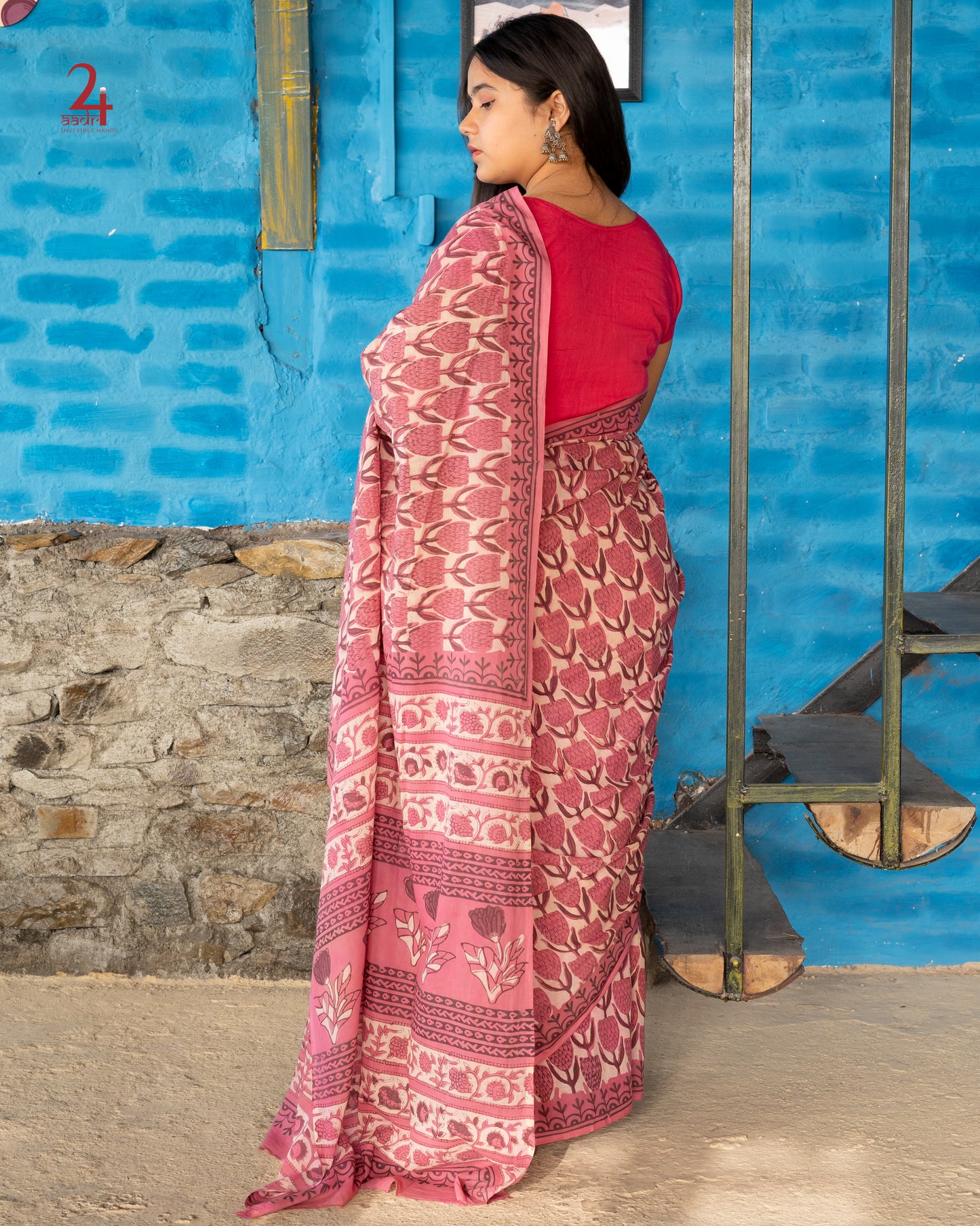 MUL COTTON VANASPATI SAREE
