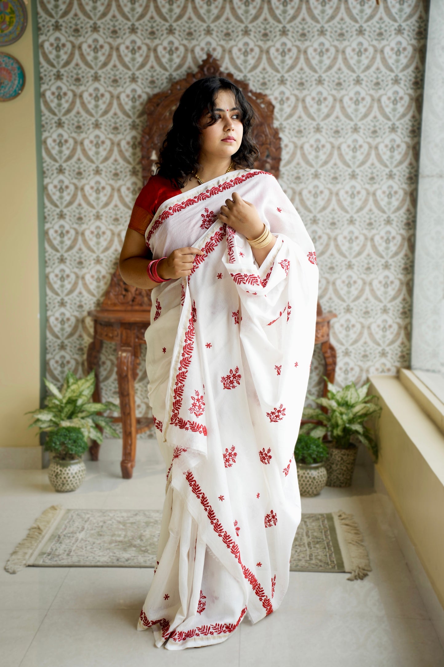 Chikankari Handworked Saree